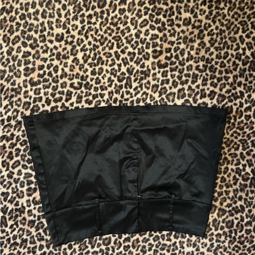 SATIN MINI SKIRT
